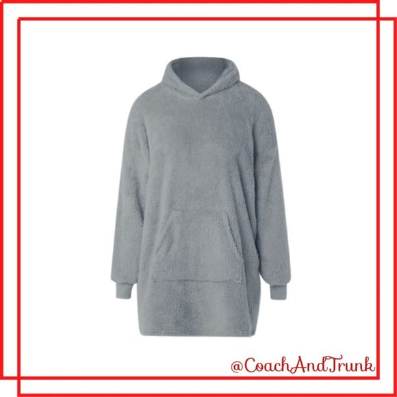 Other - Hooded Blanket Plush Soft Fleece With Large Front Pocket Unisex NWT